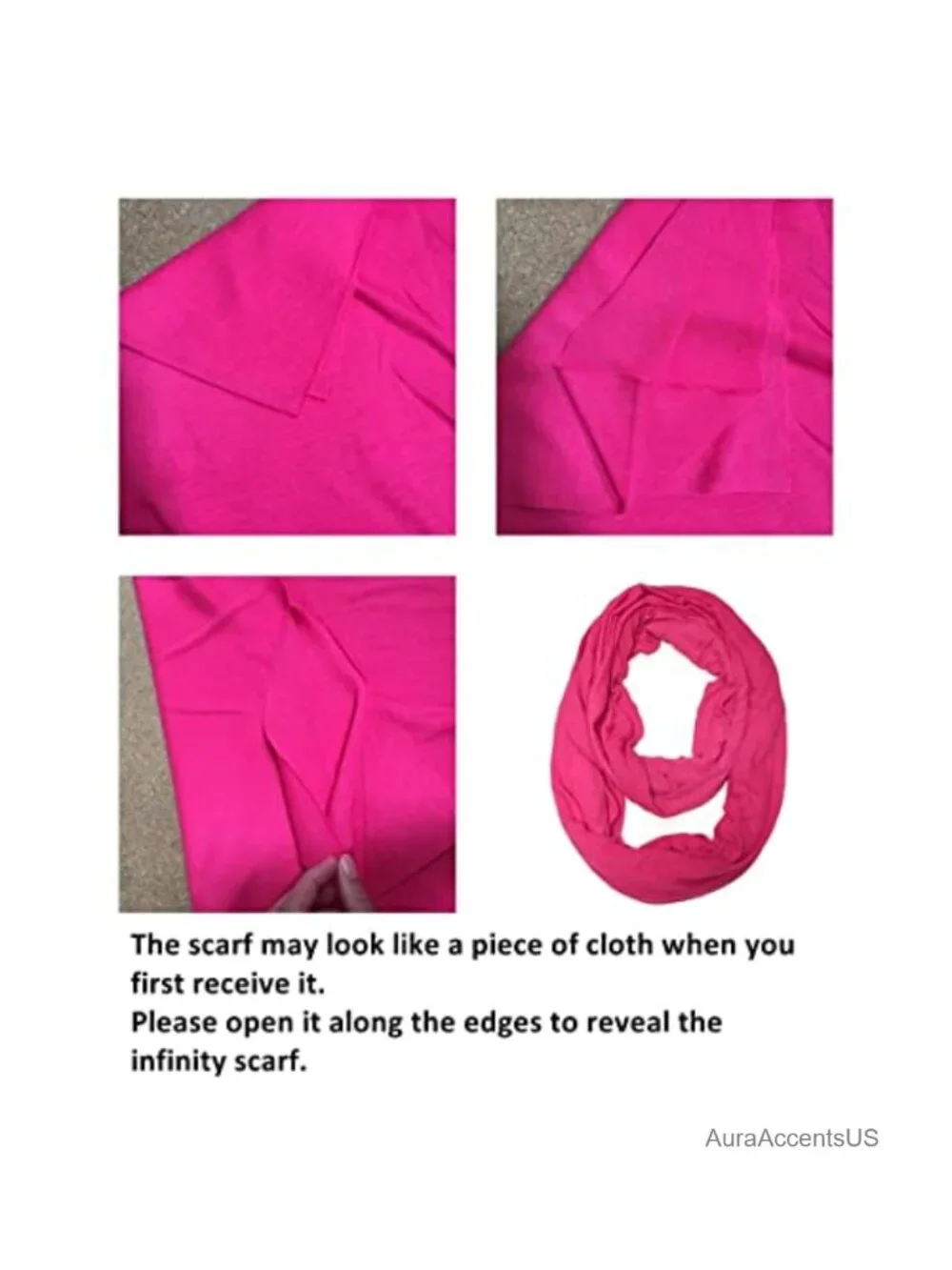 Soft Jersey Knit Infinity Scarf, 100% Tencel, Seamless, Versatile, Lightweight